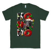 Sports Green Christmas ho ho ho black angus Classic Tee - LillyAllenDesigns