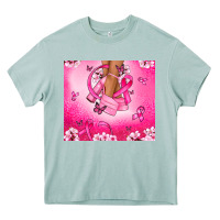 Arona Breast Cancer diva Heavy Core Tee - NancyCooperArtShop