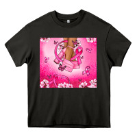 Asphalt Breast Cancer diva Heavy Core Tee - NancyCooperArtShop