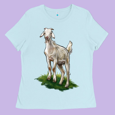 Kiko Goat Ladies Tee Designed By Lillyallendesigns