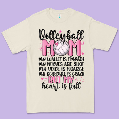 Volleyball Mom Premium Tee Designed By Maliassmallbusiness
