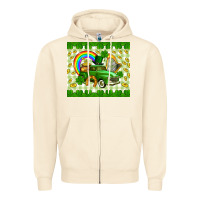 Sandshell St. Patrick's truck Zipper Hoodie - CowGirlArtShop