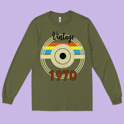 Vintage 1970 Long Sleeve Tee Designed By Bettercallsaul