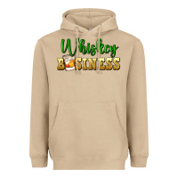 Mushroom whiskey business St. Patricks Day Heavyweight Hoodie - FaDigitalArtStudio