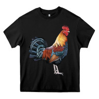 Black New Hampshire Red Rooster Heavy Core Tee - LillyAllenDesigns