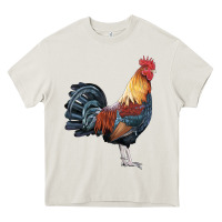Cream New Hampshire Red Rooster Heavy Core Tee - LillyAllenDesigns