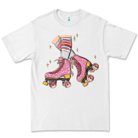 White skate Premium Tee - MaliasSmallBusiness