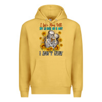 Antique Gold i love you till my lungs give out Premium Hoodie - OliviaCreatesArt