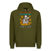 Army Green i love you till my lungs give out Premium Hoodie - OliviaCreatesArt