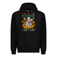 Black i love you till my lungs give out Premium Hoodie - OliviaCreatesArt