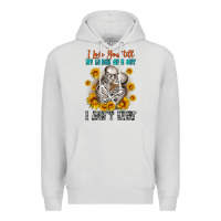 Dove Grey i love you till my lungs give out Premium Hoodie - OliviaCreatesArt