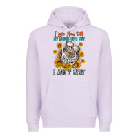 Lilac i love you till my lungs give out Premium Hoodie - OliviaCreatesArt