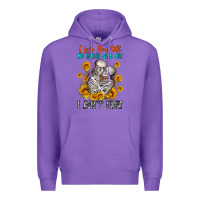 Purple i love you till my lungs give out Premium Hoodie - OliviaCreatesArt