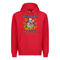 Red i love you till my lungs give out Premium Hoodie - OliviaCreatesArt
