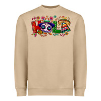 Mushroom Hola Cinco De Mayo Heavyweight Sweatshirt - NancyCooperArtShop