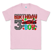 Bubblegum Pink birthday boy 3 Classic Tee - BundleAndBundleShop