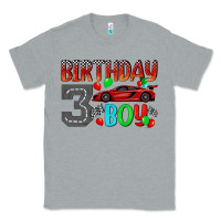Heather Grey birthday boy 3 Classic Tee - BundleAndBundleShop