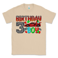 Mushroom birthday boy 3 Classic Tee - BundleAndBundleShop