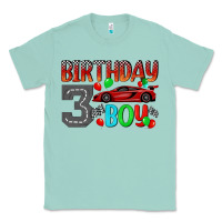 Seafoam birthday boy 3 Classic Tee - BundleAndBundleShop