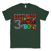 Sports Green birthday boy 3 Classic Tee - BundleAndBundleShop