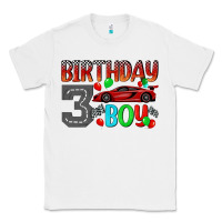 White birthday boy 3 Classic Tee - BundleAndBundleShop