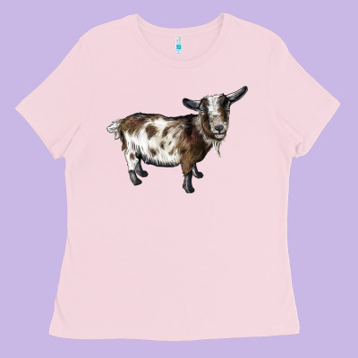 Nigerian Dwarf Goat Ladies Tee Designed By Lillyallendesigns