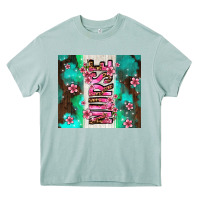 Arona pink floral nurse with flowers Heavy Core Tee - AdoDesignShop