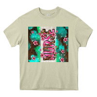 Mossy pink floral nurse with flowers Heavy Core Tee - AdoDesignShop