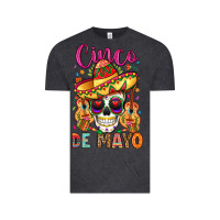Vintage Black cinco de mayo Vintage Tee - LillyAllenDesigns