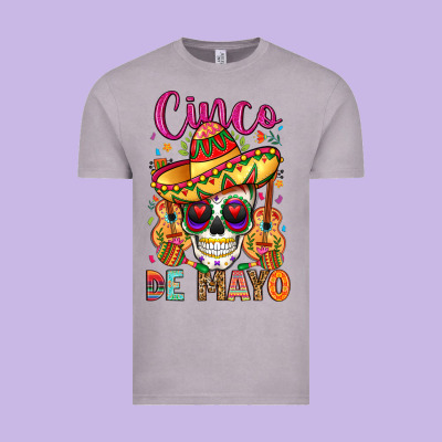 Cinco De Mayo Vintage Tee Designed By Lillyallendesigns