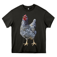 Asphalt Dominique Chicken Heavy Core Tee - LillyAllenDesigns