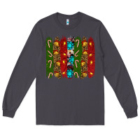 Smoke christmas brushstrokes Long Sleeve Tee - RanaPortraitStore