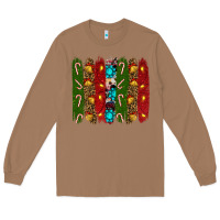 Toasted Coconut christmas brushstrokes Long Sleeve Tee - RanaPortraitStore