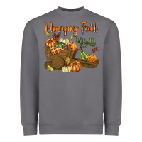 Storm Happy Fall Y'all Heavyweight Sweatshirt - texasbilliewilder
