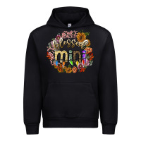 Black blessed mini Urban Hoodie - SublimationCraftShop