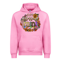 Fuchsia Pink blessed mini Urban Hoodie - SublimationCraftShop