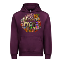 Mauve Wine blessed mini Urban Hoodie - SublimationCraftShop