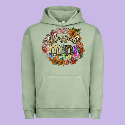 Blessed Mini Urban Hoodie Designed By Sublimationcraftshop