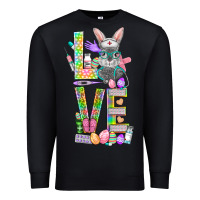 Black Love Easter Nurse Premium Sweatshirt - BundleAndBundleShop