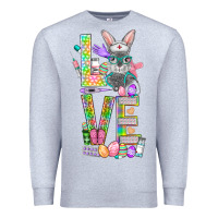 Heather Grey Love Easter Nurse Premium Sweatshirt - BundleAndBundleShop