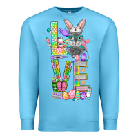 Ocean Blue Love Easter Nurse Premium Sweatshirt - BundleAndBundleShop