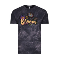 Cloud Black bloom Vintage Tee - JahusDesignShop
