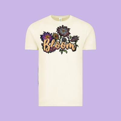Bloom Vintage Tee Designed By Jahusdesignshop