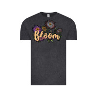 Vintage Black bloom Vintage Tee - JahusDesignShop