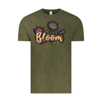 Vintage Olive bloom Vintage Tee - JahusDesignShop
