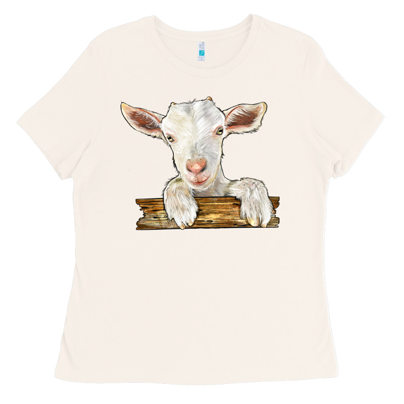 Baby Cashmere Goat Ladies Tee by LillyAllenDesigns | Teevron