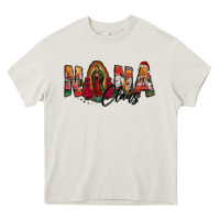 Cream nana claus lady of guadalupe Heavy Core Tee - Jasminsmagicworld