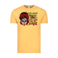 Vintage Mustard the most chingona thing you can be is yourself sug Vintage Tee - LillyAllenDesigns