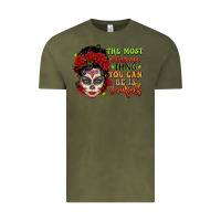 Vintage Olive the most chingona thing you can be is yourself sug Vintage Tee - LillyAllenDesigns