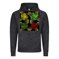 Vintage Black african and leaf seamless pattern Vintage Hoodie - BundleAndBundleShop